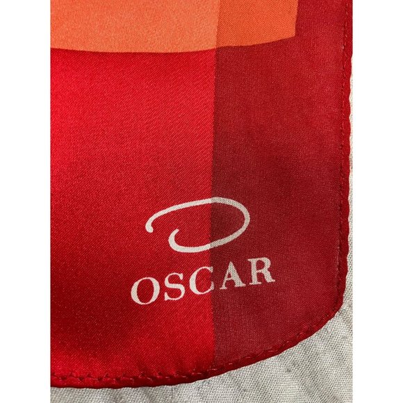Oscar Red Yellow Scarf - Picture 2 of 2